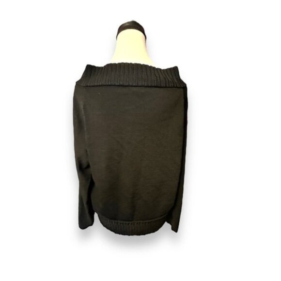 Women’s Rio Sud Button Down Black Sweater Large - Picture 5 of 7